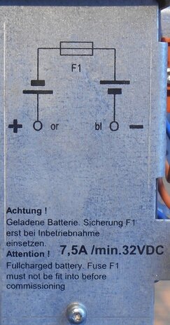 Siemens 6EP1935-6MC01 batterij module 24VDC 6A 1,2Ah