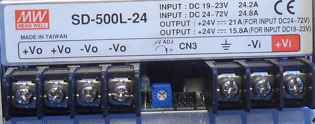 Mean Well Geïsoleerde DC / DC converter SD-500L-24