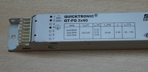 Osram QT-FQ 2X80 Voorschakelapparaat