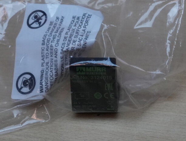 Murr 3124015 Overspanningsbegrenzer, Met LED indicatie