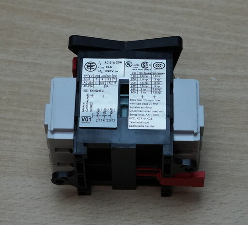 Schneider Electric VCF01 Ecostruxure Switch Disconnector IP65 3p 20A 044892