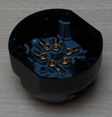 Stekkerdoos 12V 7-polig incl, rubber tule