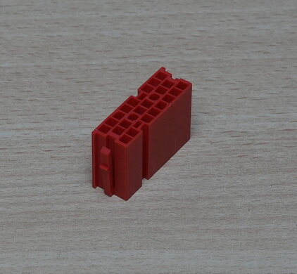 Mini-ISO-Connector-mannelijk-20p-Rood