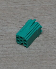 Mini-ISO-connector-6p-groen