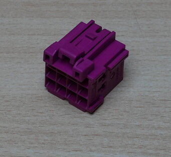 TE Connectivity 1-967622-6 connector JUN-POW-TIM GEH 12P paars