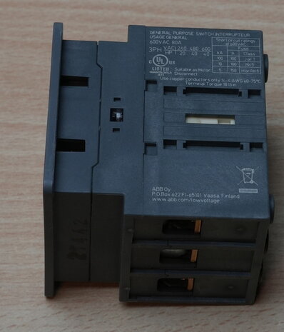 Abb 1SCA105431R1001 Switchline-Trennschalter IP20 3P 80A OT80FT3