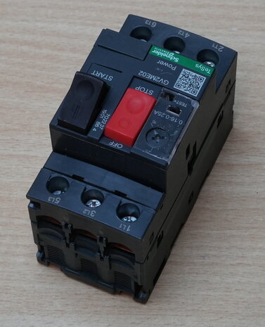 Schneider Electric GV2ME02 motorbeveiligingsschakelaar 0,16-0,25A