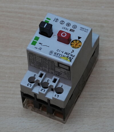 Klockner Moeller PKZM 1-10 motor protection switch 6 to 10 A