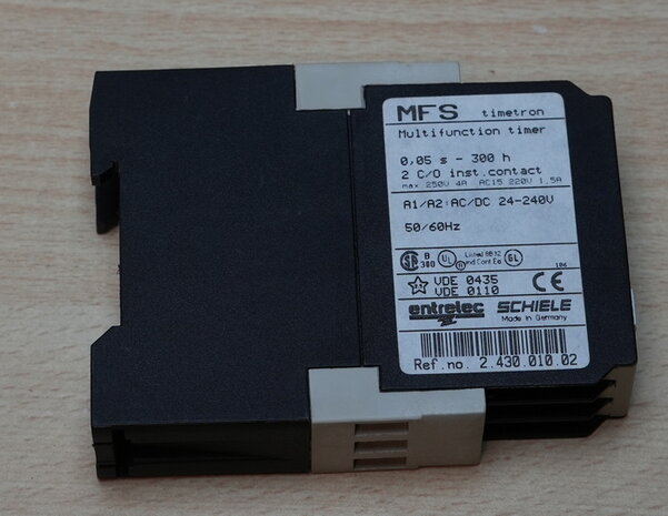 Entrelec MFS Multifunktionstimer 0,05s - 300h, 2 430 010 02