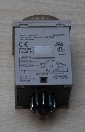 Omron H3CR-A 100-240VAC tijdrelais 100 tot 240V AC 11 pin
