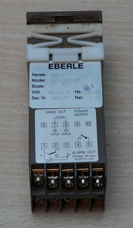 Eberle TR-3400N temperatuur regelaar EQD-11 48/240V AC