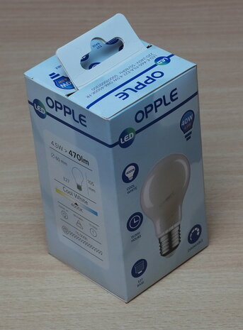 Opple 500010001300 Ecomax e27 led lamp 4000K 470LM 360&deg; 220 - 240V