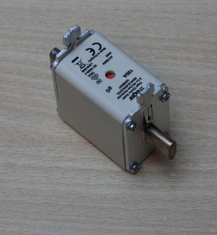 Hager LNH0160M NH smeltpatroon (mes) NH00 combikenmelder 160A