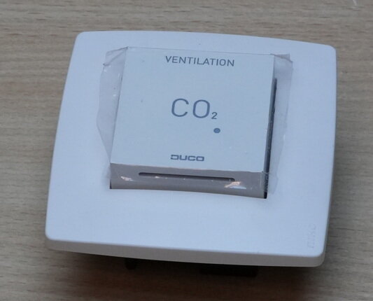 Duco 00004637 CO2 Ruimtesensor zonder bediening RF Wired