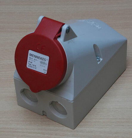 Mennekes 1419 Wandcontactdoos 16a 5P 6H 400V