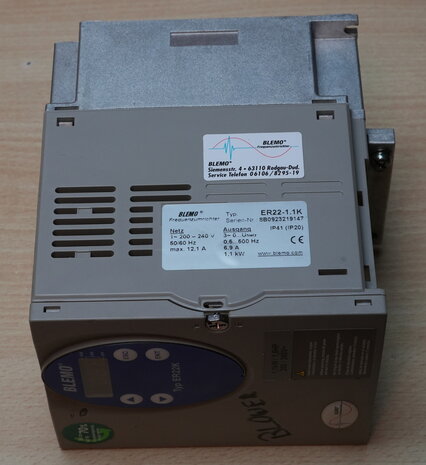 Blemo ER22-1.1K frequentieomvormer 1,1kW 1,5HP 200/240V~
