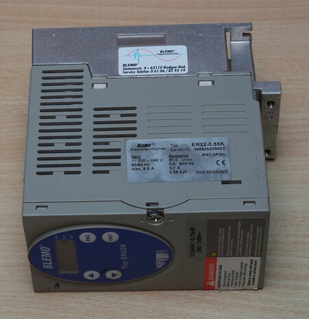 Blemo ER22-0.55K frequentieomvormer 0,55kW 0,75HP 200/240V~