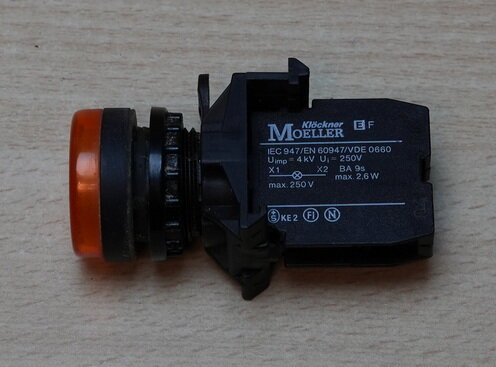 Kl&ouml;ckner Moeller EF signal lamp orange