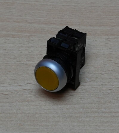 Moeller-M22-K10-signaalknop-geel-M22-LED230