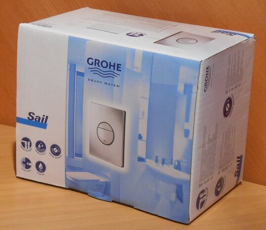 Grohe 38965SH0 bedieningspaneel toilet Sail dual flush alphine wit 