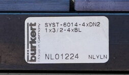 Burkert 6014 L&uuml;ftungsblock 4-Wege-Verteiler NL01224