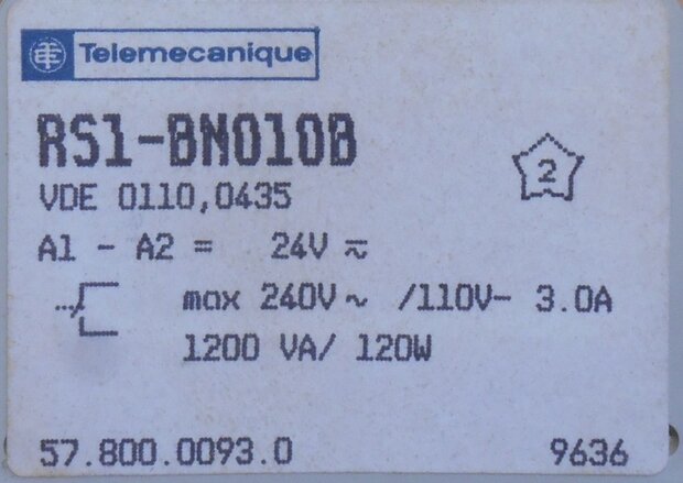 Telemecanique Interface module 24V RS1 BN010B 19 204