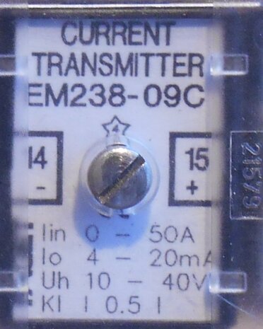 Faget ELEQ EM238-09C 0-50A 4-20mA 10v-40v Power Transducer