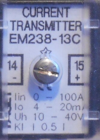 Faget Eleq EM238-13C 0-100A 4-20mA 10-40V Stroommeetwaarde omvormer