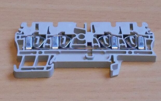 Weidmuller ZDU 2,5/4 AN railklem schroefloos 0,5-4mm2 (96 stuks)