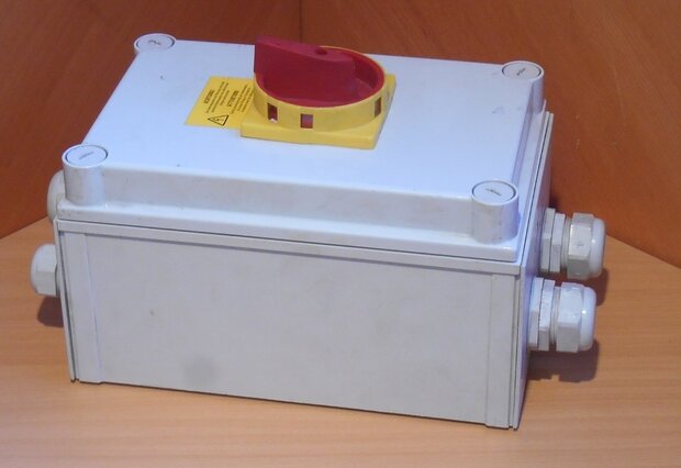 Kraus & Naimer Emergency rotary switch KG100C T206 6P 100A incl. Case