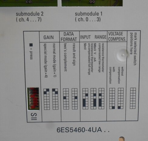 Siemens 6ES5460-4UA13 simatic S5 Analog Input Module