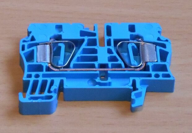 Weidmuller ZDU 6 blauw Verbindingsrijgklem railklem 0,5-10mm2 (8 stuks)