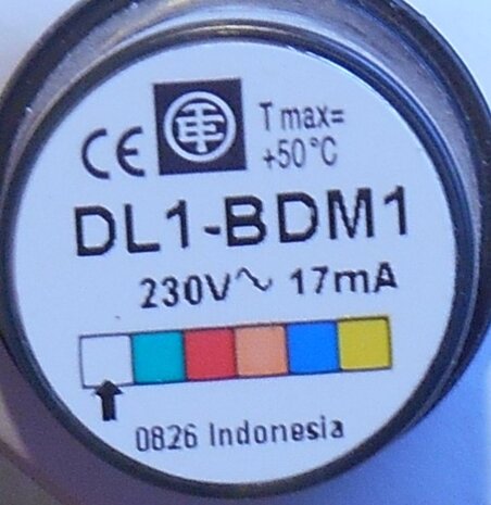 Schneider Electric DL1-BDM1 TMC TE LED 230V 17mA wit