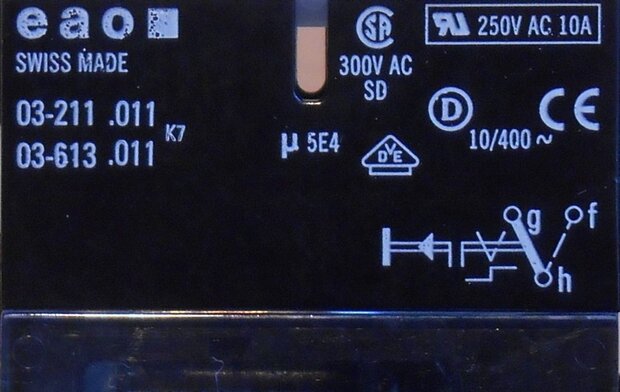 EAO 03-613011 Push buttons without plate keep one Exchange