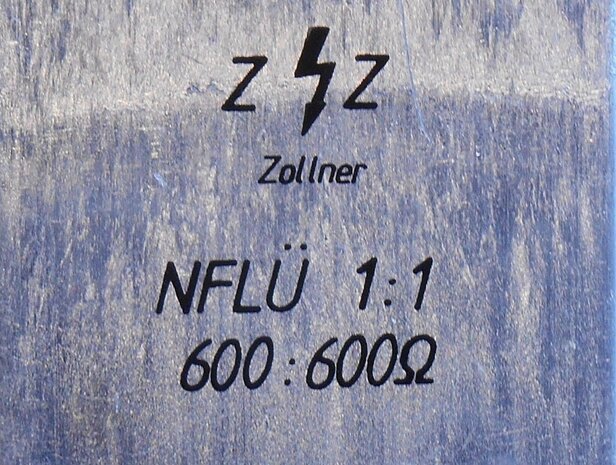 Zollner NFLU 1: 1600: 600 transformer transformer