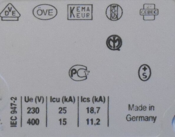 ABB System pro M compact S 203M C2 10 kA Installatieautomaat 3 polig 2CDS273001R0024