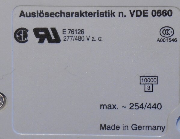 ABB S281 K6A Circuit breaker 6A 1P