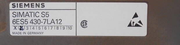 Siemens SIMATIC S5 6ES5 430-7LA12 digitale input