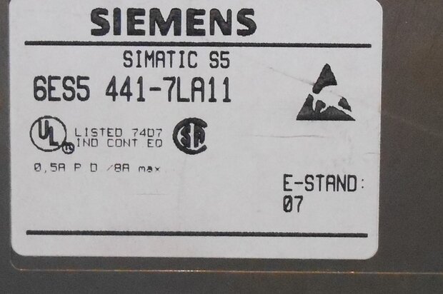 Siemens SIMATIC S5 6ES5 441-7LA11 digital output 32x24V DC 0.5A