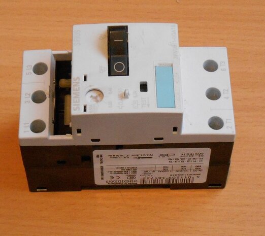 Siemens Motorbeveiligingsschakelaar 0,45-0.63A 3P 3RV1011-0GA15