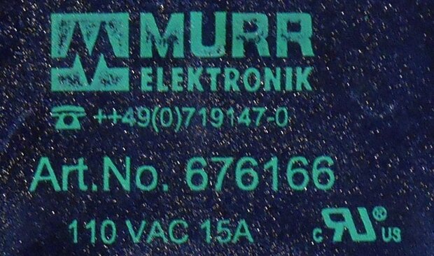 murr elektronik 676166 MSVD stekkerdoos incl. led lamp