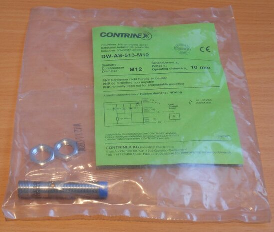 Contrinex DW-AS-513-M12-120 Proximity Sensor Switch DW AS513M12120