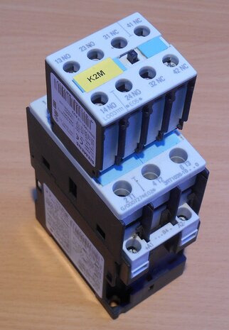 Siemens 3RT1026-1BB40 contactor 3P 11kW 24V DC incl. Contact block