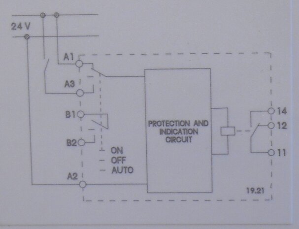 Finder 19.21.0.024 Auto Off On relay 24 V DC / AC