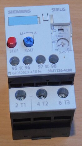 Siemens 3RU1126-4CB0 relay Thermal overload relay 17-22A