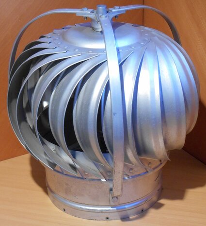 Rotorvent ventilatie regenkap aluminium aansluitdiameter 250mm ventilatie