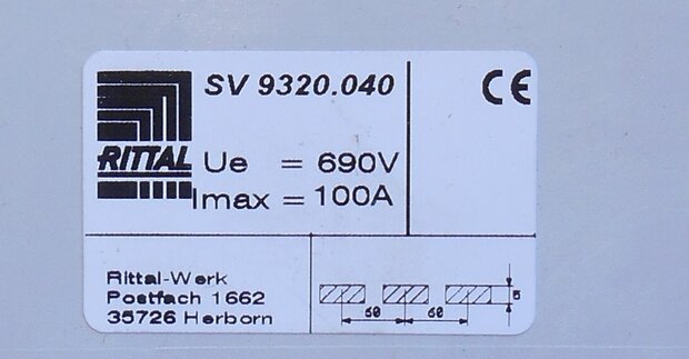 Rittal SV busbar adapter 9320040