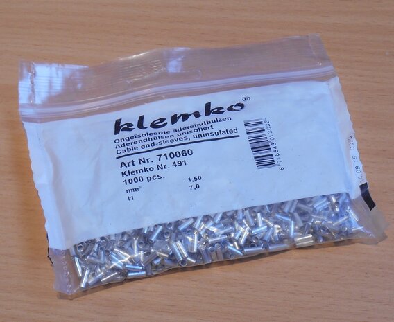 Klemko crimp 710 060 491 ZK1000