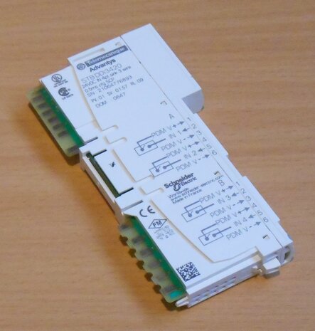 Telemecanique STBDDI3420 input module 24VDC 4pt sink 3 wire 0.5ms 205594