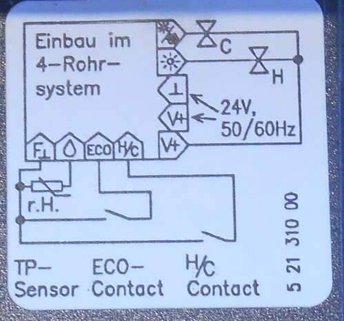 Clina TR2 / 3M electronic climate controller, 24V / 50Hz UK210001